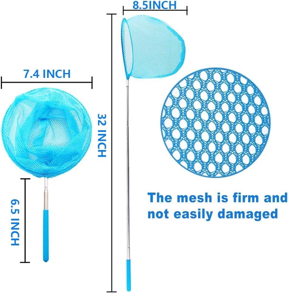 image:imageShindel 6 PCS Bug Catcher for Kids Extendable 32 InchColorful