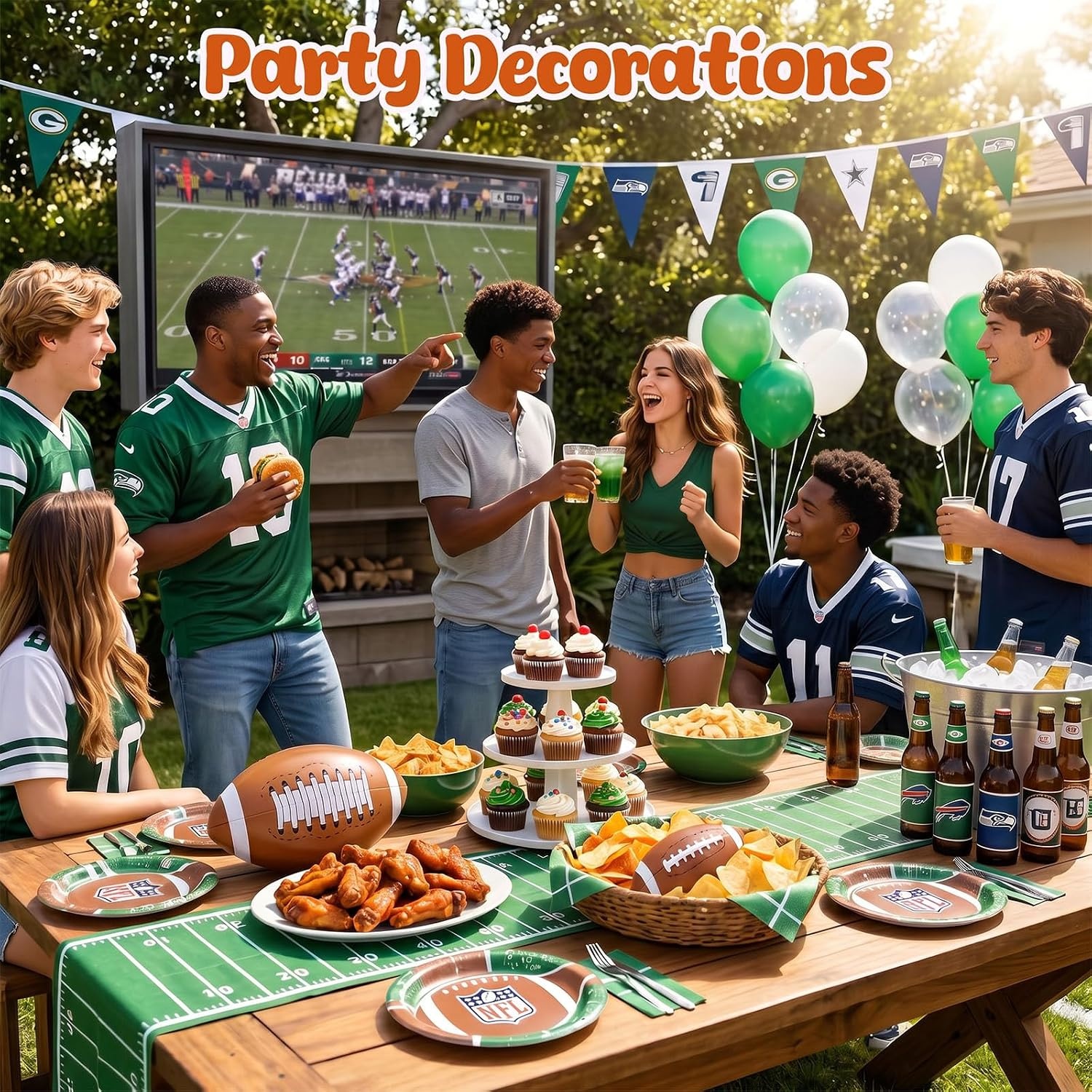 image:imageShindel 6PCS 12 Inch Inflatable Footballs