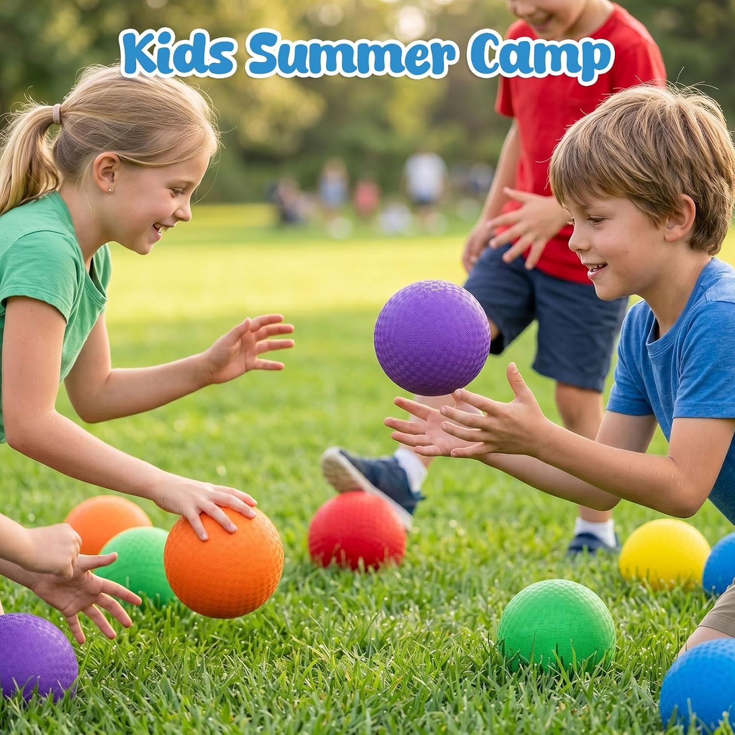 image:imageShindel 6PCS Playground Ball with Air Pump 5inch Inflatable Dodge Ball for Kids Indoor OutdoorMedium Pack of 2