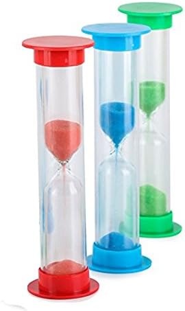 image:imageShindel 72PCS Halloween Wood Ornaments and 12PCS Plastic Hourglass Timer