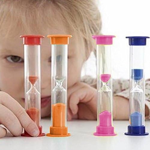 image:imageShindel 72PCS Halloween Wood Ornaments and 12PCS Plastic Hourglass Timer
