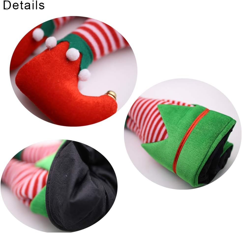 image:imageShindel Christmas Hat Christmas Elf Hat with Bells Santa Hat Xmas Holiday Hat Holiday Party Supplies