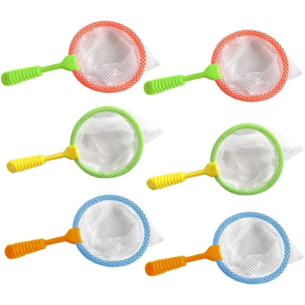 image:imageShindel 6 PCS Bug Catcher for Kids Small Insect Collecting Net 4 InchMulticolor